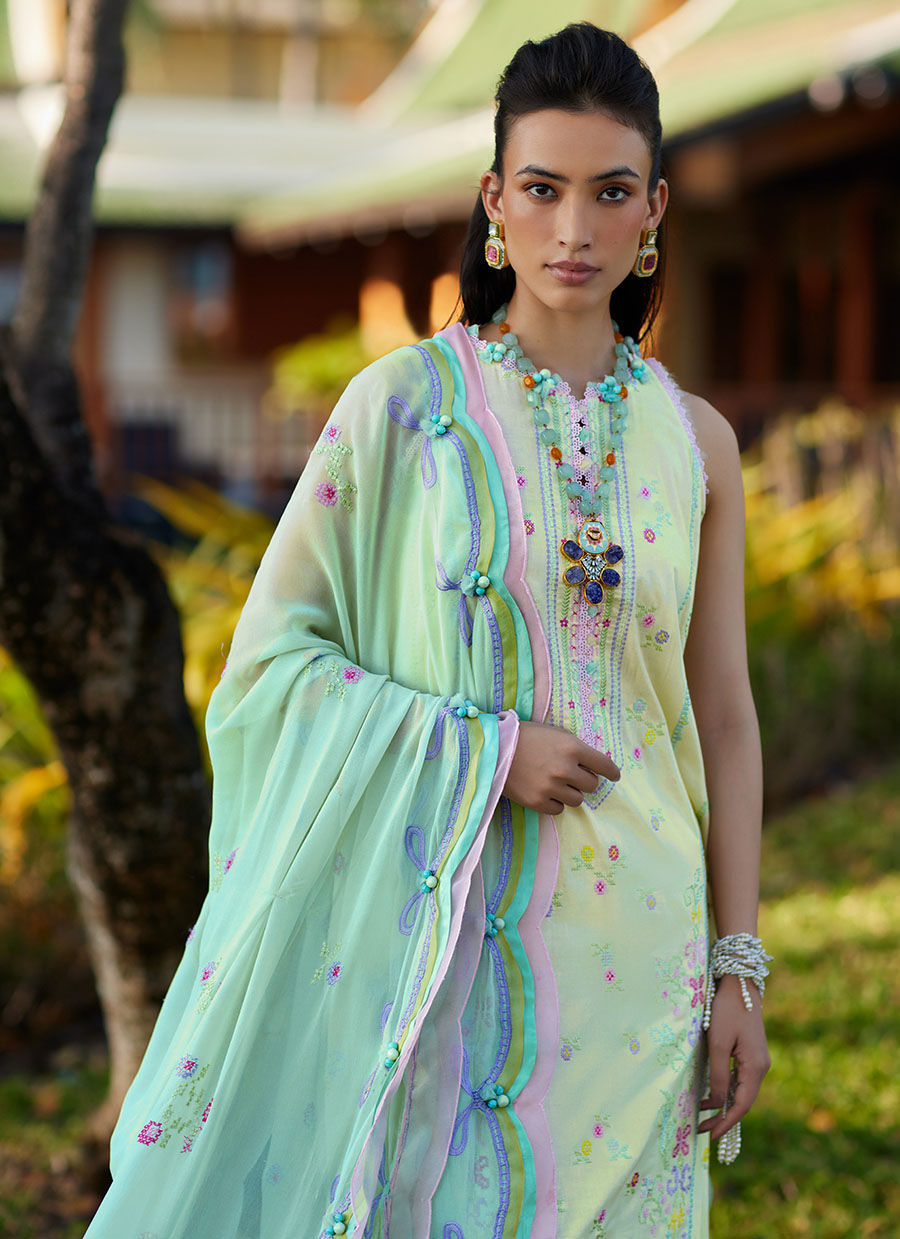 Farah Talib by Suay FTA 12 Vaia Yellow - Luxury Collection pakcloths.pk