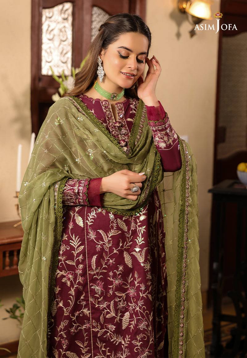 Asim Jofa by Zarq Barq AJZB-11 Lawn Collection'2023 pakcloths.pk