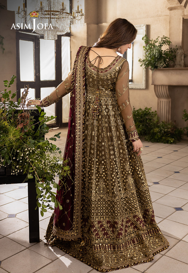 Asim jofa AJNB-11 EMBROIDERED CHIFFON 3 PCS pakcloths.pk