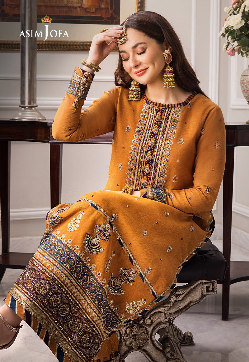 Zari Sitara By Asim Jofa AJZS-11 Luxury Eid Collection pakcloths.pk