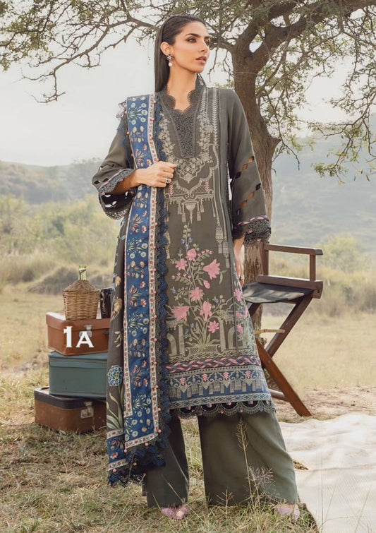 M print By Maria B 01-A Winter Edit Collection'2024 pakcloths.pk