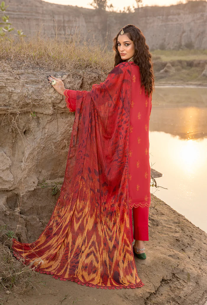 Adan Libas D-106 Lawn by Hafsah Zia pakcloths.pk