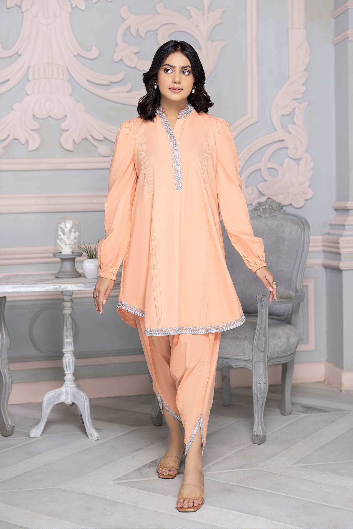 Charizma CNP22-101 Ready to wear 2-Pc Embroidered Brosha pakcloths.pk