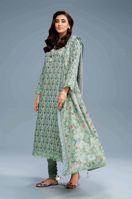 Nishat 42404848 3Piece Printed Lawn pakcloths.pk