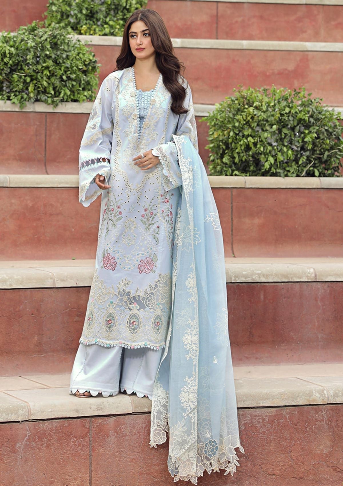 Qalamkar PS-10 ZAIB Festive Lawn Collection 2024 pakcloths.pk