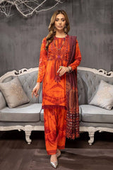 Charizma CVS 09 Embroidered Viscose Silk Suits Unstitched 3 Piece pakcloths.pk