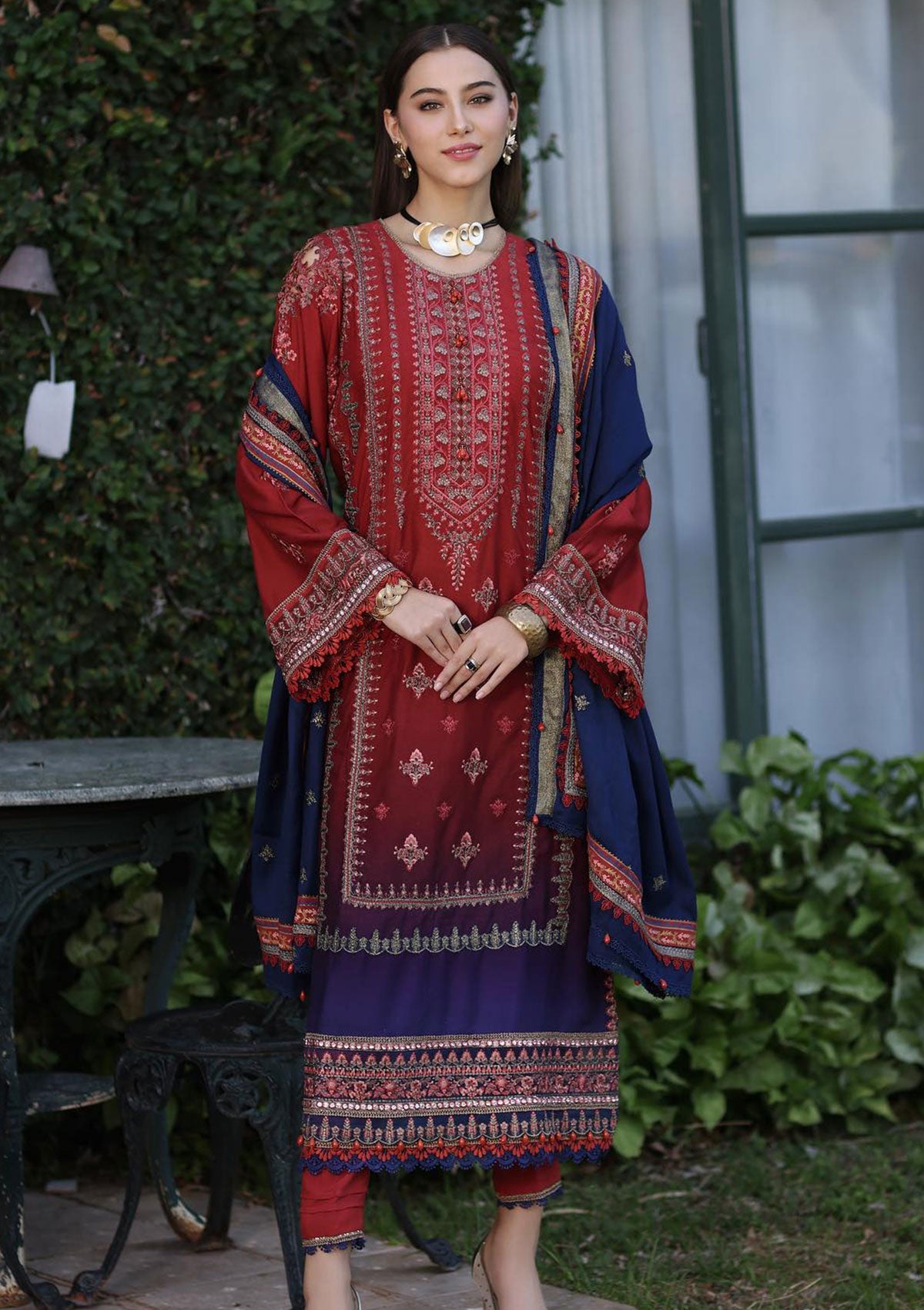 Noor by Saadia Asad NWS#02 Luxury Shawl winter Collection pakcloths.pk