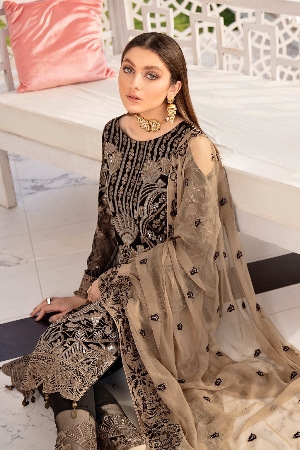 Ramsha- F-2001 Chiffon Collection 21, pakcloths.pk