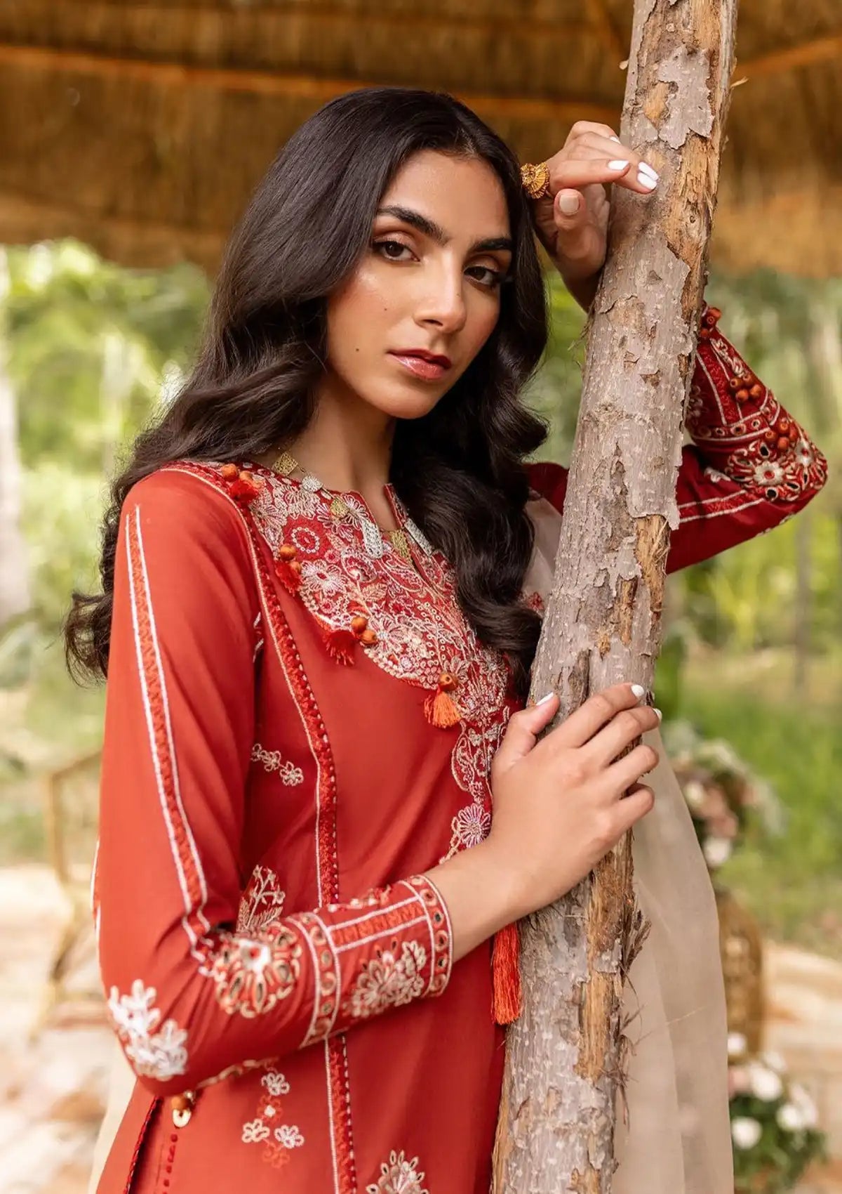 Siraa By Sadaf Fawad Khan FAIZAH-B Lawn'24 V2 pakcloths.pk