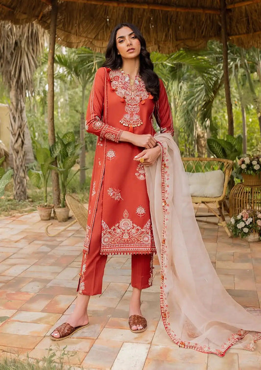 Siraa By Sadaf Fawad Khan FAIZAH-B Lawn'24 V2 pakcloths.pk