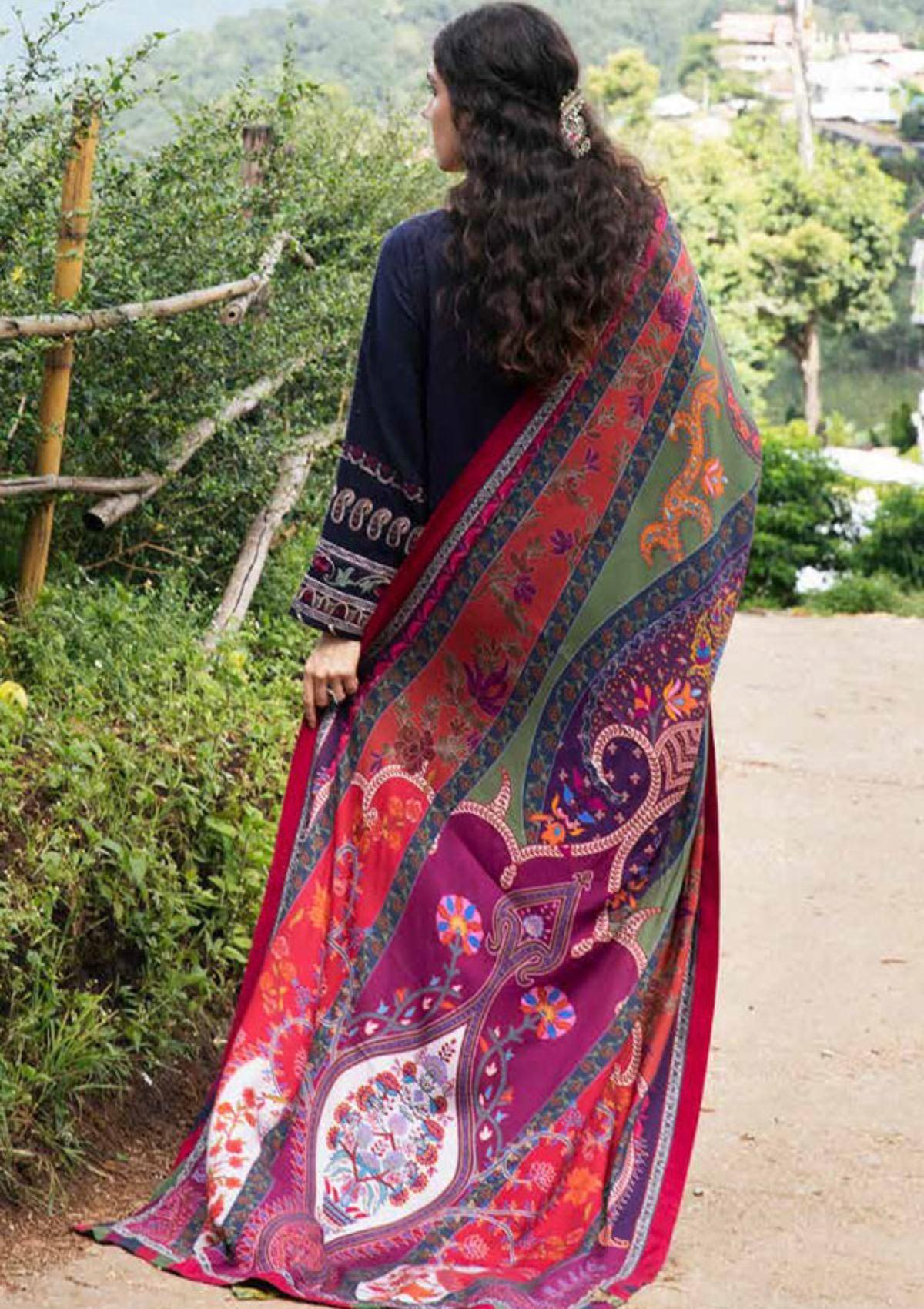 Zara Shahjahan Winter Shawl'22 (Mehrnaz) pakcloths.pk