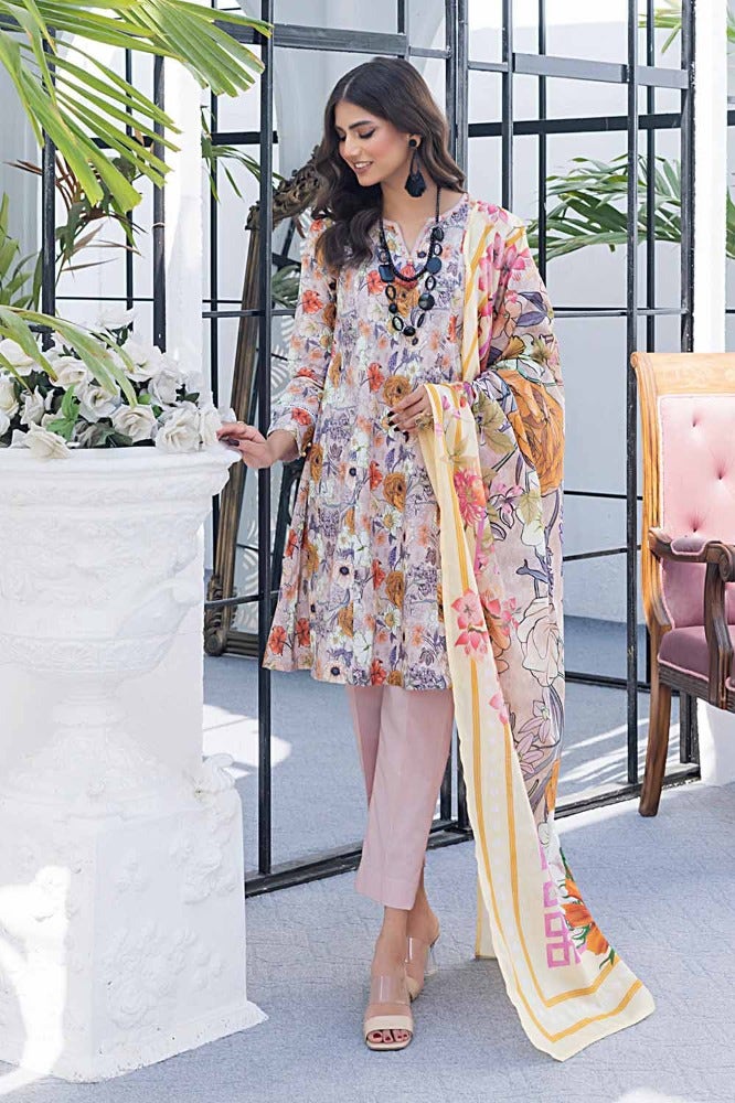 GulAhmed CL-42100 A Printed 3PC Lawn pakcloths.pk