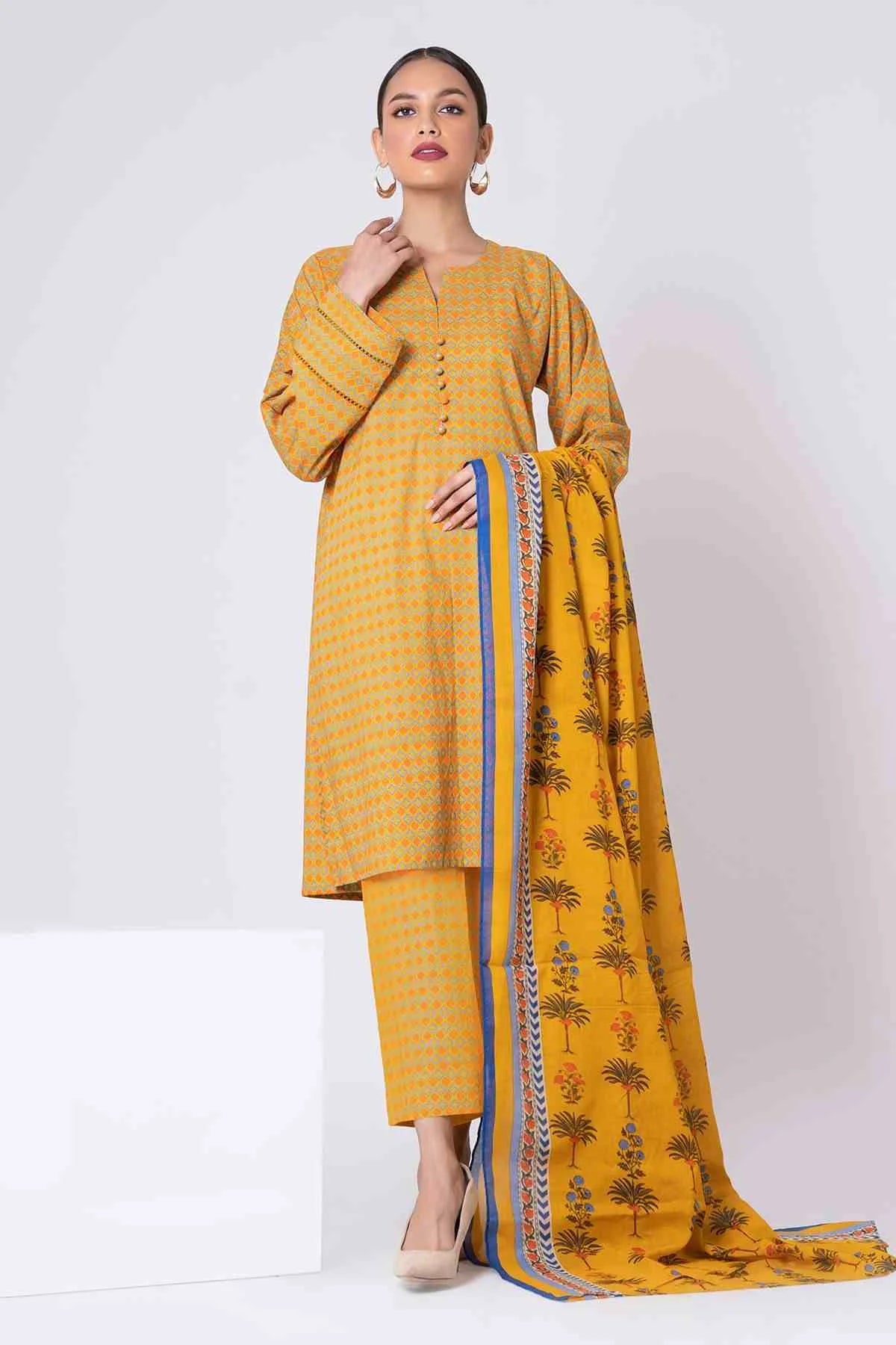 Khaadi Lawn Suit ACA22317A - 3pc Lawn Collection pakcloths.pk