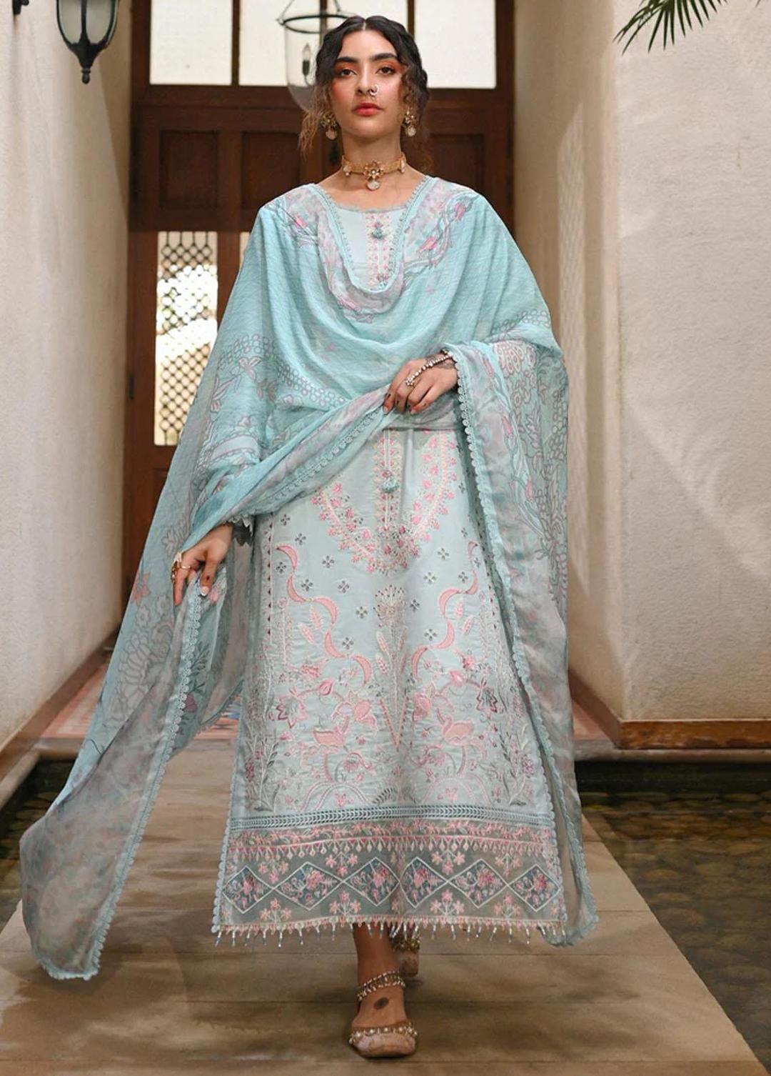 Aabyaan Geeta AE-08 Embroidered Lawn B-Fresh pakcloths.pk