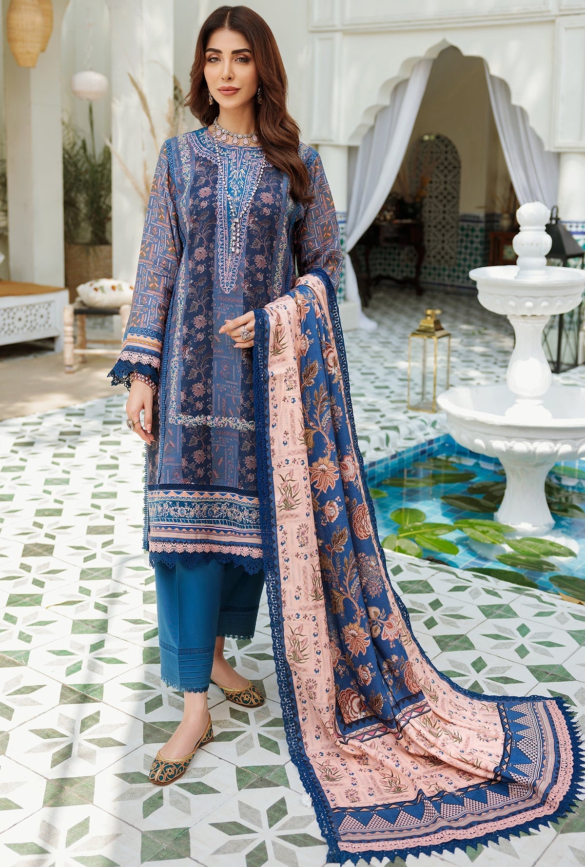 Saadia Asad NP#2B Noor Prints Winter Collection pakcloths.pk