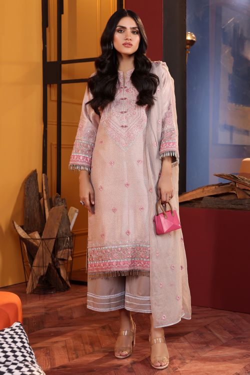 Alkaram PC-27-21-3 Pink Premium Collection pakcloths.pk