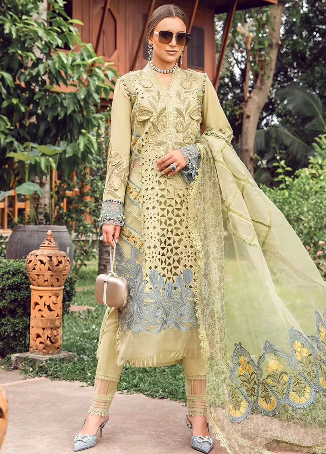 MARIA.B 24-10 3Piece LUXURY EID LAWN pakcloths.pk