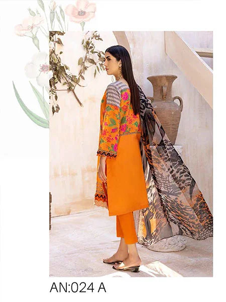 Charizma AN-024A Aniq Lawn pakcloths.pk