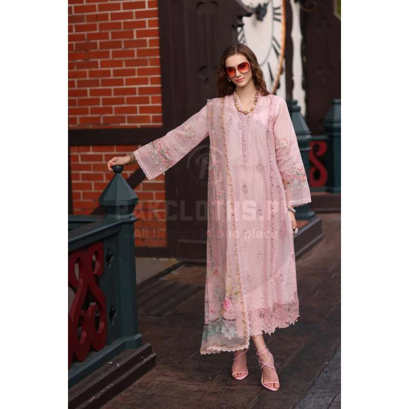 Buy Saadia Asad D-3B Printkari Luxe from pakcloths that offer sale on all branded dresses like lawn,linen,velvet,chiffon and wedding collections with free delivery