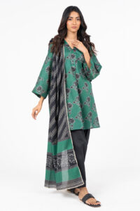 Home – Authentic Pakistani Women’s Wear | 100% Original Styles by Pakcloths - https://pakcloths.pk Alkaram studio MSB-3-25-2-Green Printed Lawn 3pc